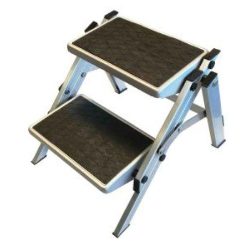 Lightweight Folding Aluminium Double Caravan Motorhome Step-Steps-HTD-A0015937- DC Leisure