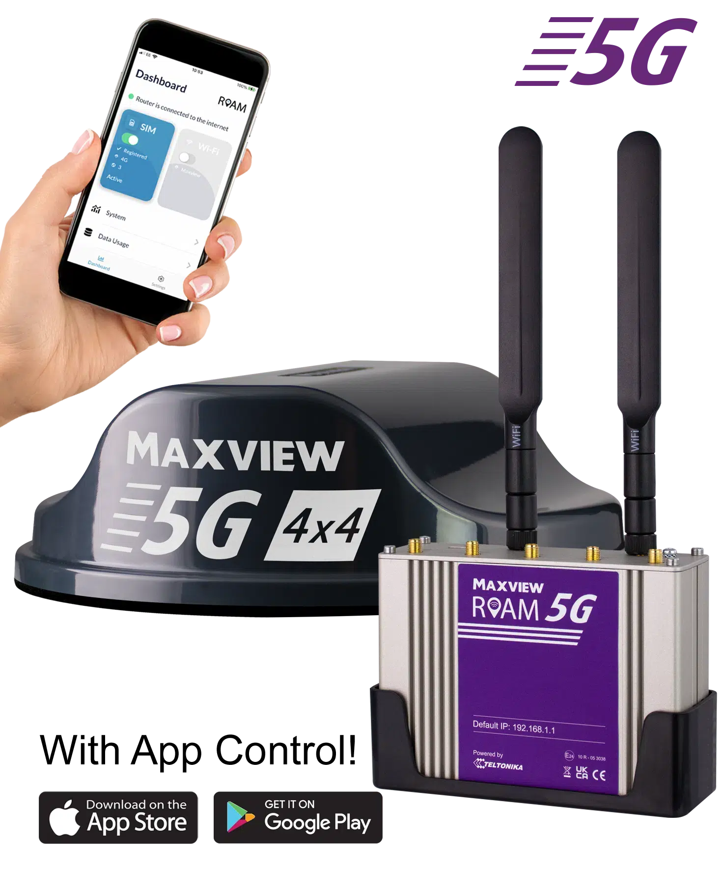 Maxview Roam 5G WiFi System | Motorhome / Caravan-Antennas-Maxview-MX060- DC Leisure