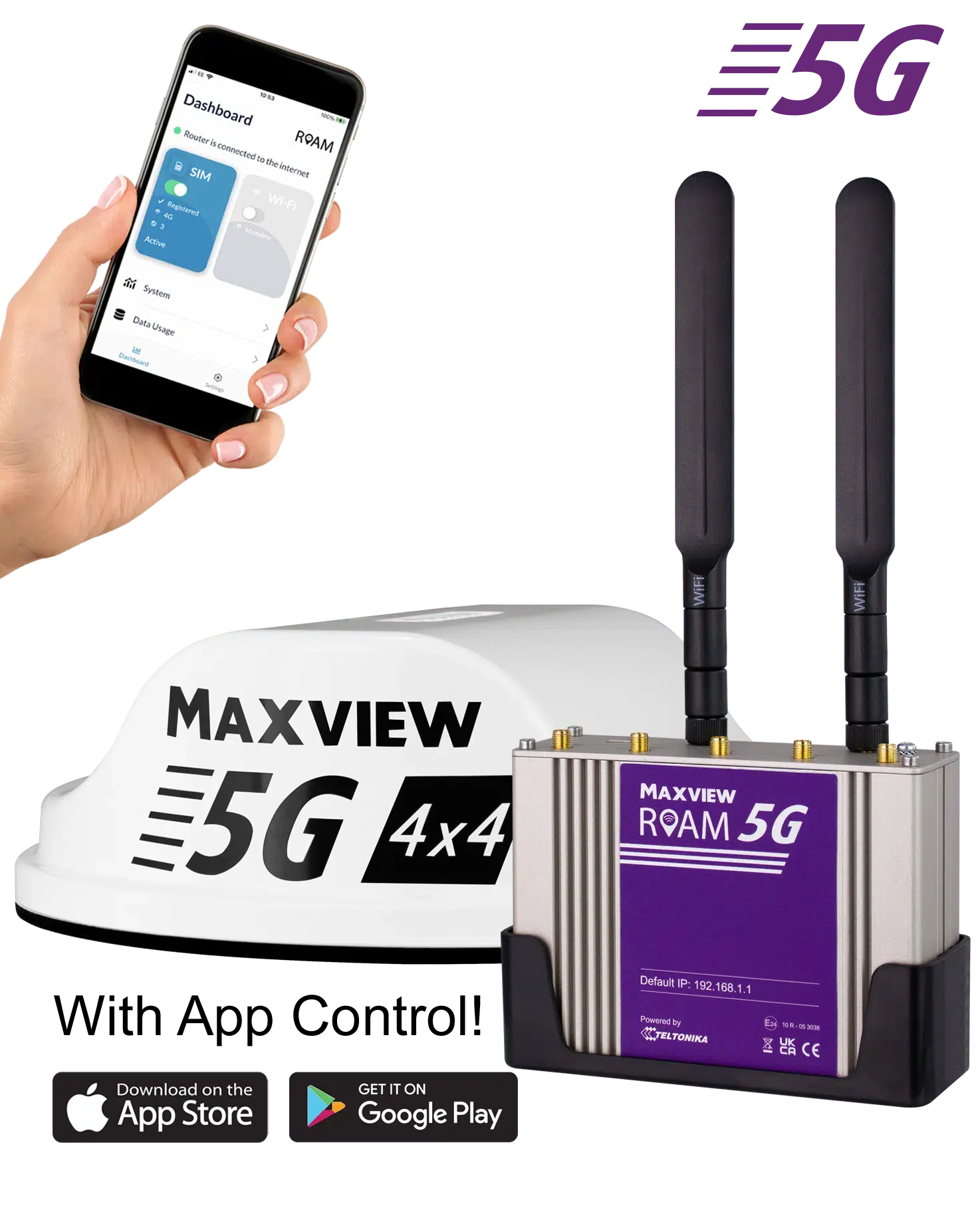 Maxview Roam 5G WiFi System | Motorhome / Caravan-Antennas-Maxview-MXL060- DC Leisure