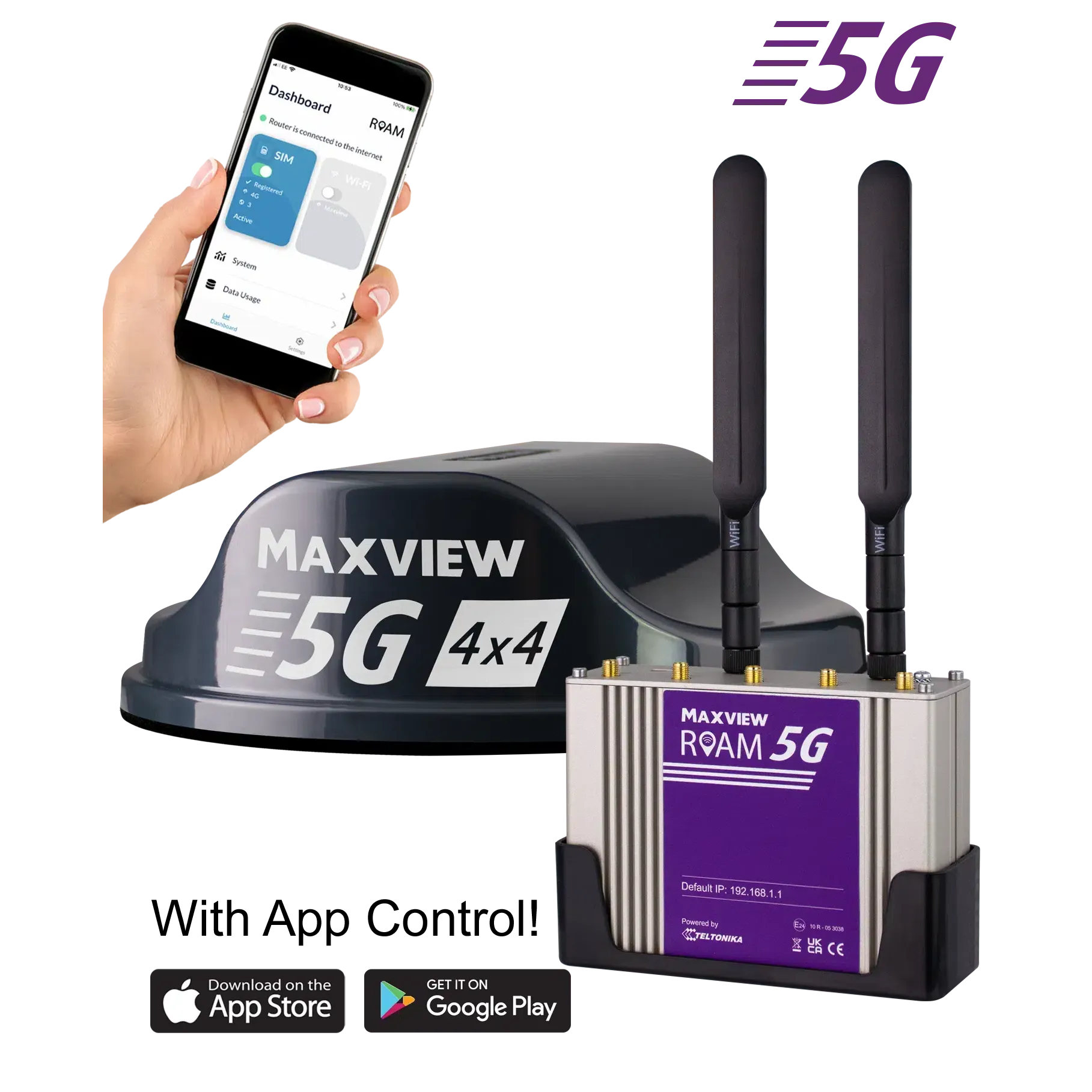 Maxview Roam Mobile 5G Wifi System-Antennas-Maxview- DC Leisure