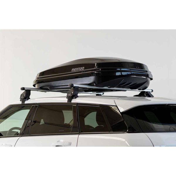 Menabo Diamond 450 Litre Black Roof Box with Duo Opening (75kg Max.)-Roof Box-Menabo- DC Leisure