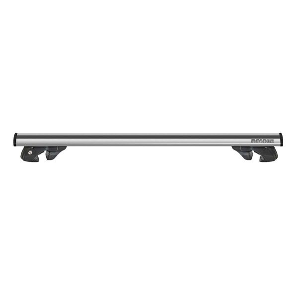Menabo Jackson Silver Raised Rail Roof Bars 1200mm – 90kg Aluminium Cross Bars with Lock-Roof Racks & Rails-Menabo- DC Leisure