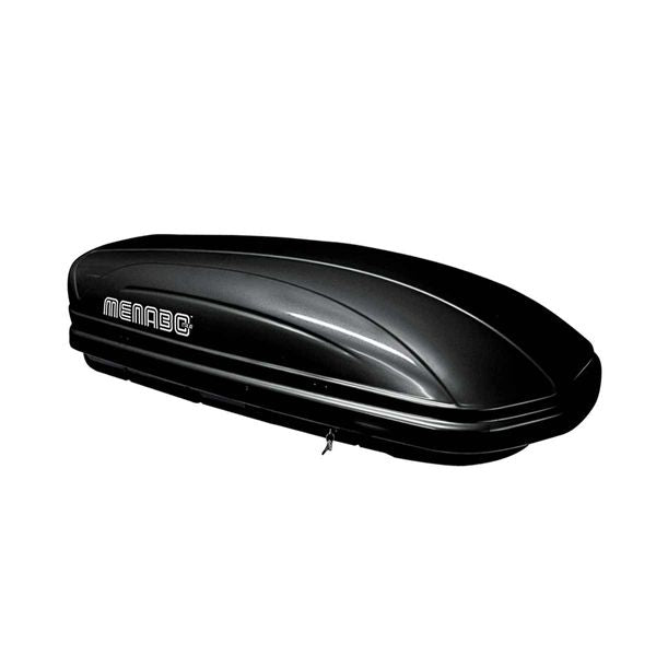 Menabo Mania 400 Litre Black Roof Box – Secure, Lockable Car Cargo Storage-Roof Box-Menabo- DC Leisure