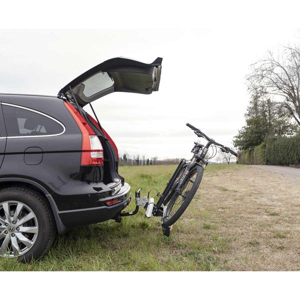 Menabo Merak Type Q Towbar Bike Rack – Tilting 2-Bike Carrier with Anti-Theft Lock (45kg Max.)-Tow Bar Mounted Bike Rack-Menabo- DC Leisure