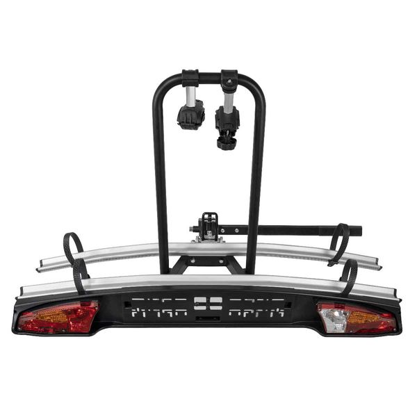 Menabo Merak Type Q Towbar Bike Rack – Tilting 2-Bike Carrier with Anti-Theft Lock (45kg Max.)-Tow Bar Mounted Bike Rack-Menabo- DC Leisure