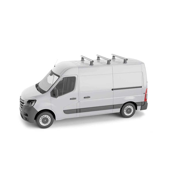 Menabo Professional Airdyn A Roof Bars Set for Ford Transit, Fiat Talento, Renault Master & NV Vans – 1650mm, 150 kg-Roof Racks & Rails-Menabo- DC Leisure