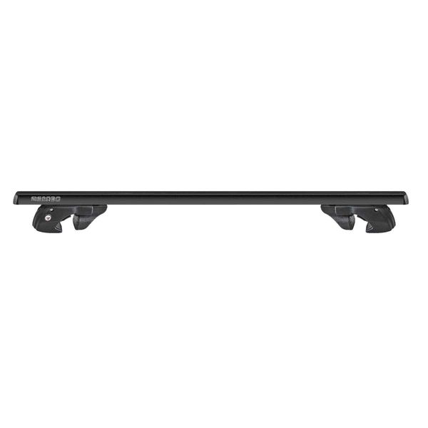Menabo Shermon Black XL Raised Rail Roof Bars 1340mm – 90kg Aluminium Cross Bars with Lock-Roof Racks & Rails-Menabo- DC Leisure
