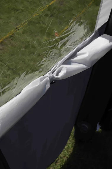 Modular 3 Panel Air Windbreak – Adjustable, Inflatable & Weather Resistant with Clear Windows-Windbreak-Maypole- DC Leisure