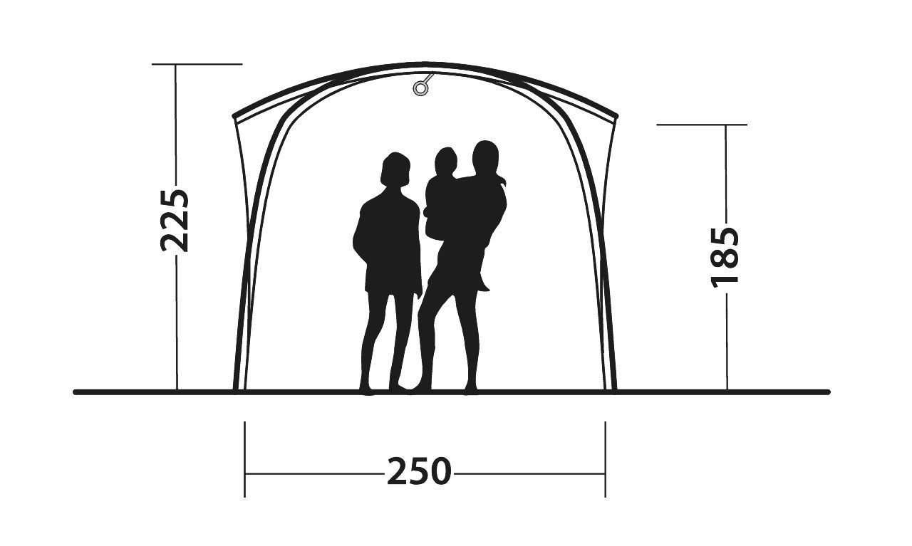 Outwell Shalecrest Vehicle Drive Away Awning-Drive Away Awnings-Outwell-5709388127570-111345- DC Leisure