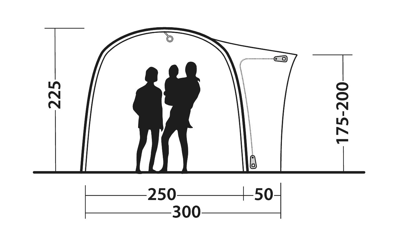 Outwell Shalecrest Vehicle Drive Away Awning-Drive Away Awnings-Outwell-5709388127570-111345- DC Leisure