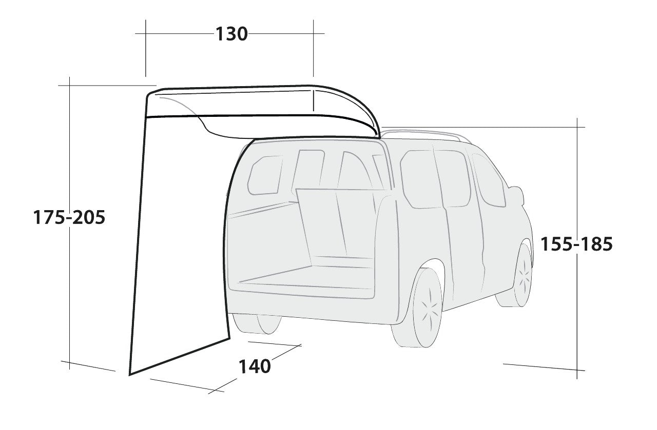 Outwell Upcrest - Quick Deploy Canopy Shelter-Canopy-Outwell-5709388127563-111346- DC Leisure