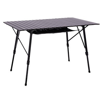 Quest Elite Colliford Slatted Black Table-Table-Quest Leisure- DC Leisure