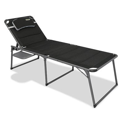 Quest Elite Vienna Pro Lounge Bed with Slide-Out Side Table-Camp Furniture-DC Leisure - DC Leisure