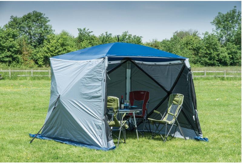 Quest Screen House 4 - Instant Pop Up Gazebo with FREE Side Walls (1 pair)-Event Shelter-Quest Leisure- DC Leisure