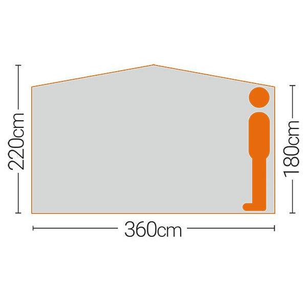 Quest Screen House 6 Pro Pop-Up Gazebo – Quick-Pitch Event Shelter with UV Protection (Grey)-Canopies & Gazebos-Quest- DC Leisure