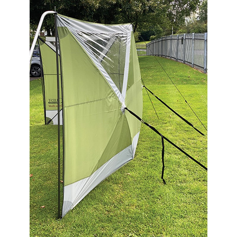 Quest Screen Shield 3-Panel Windbreak – 180 cm High Zip-On Windbreak for Quest Screen House Pro-Windbreak-Miriad Quest Leisure- DC Leisure