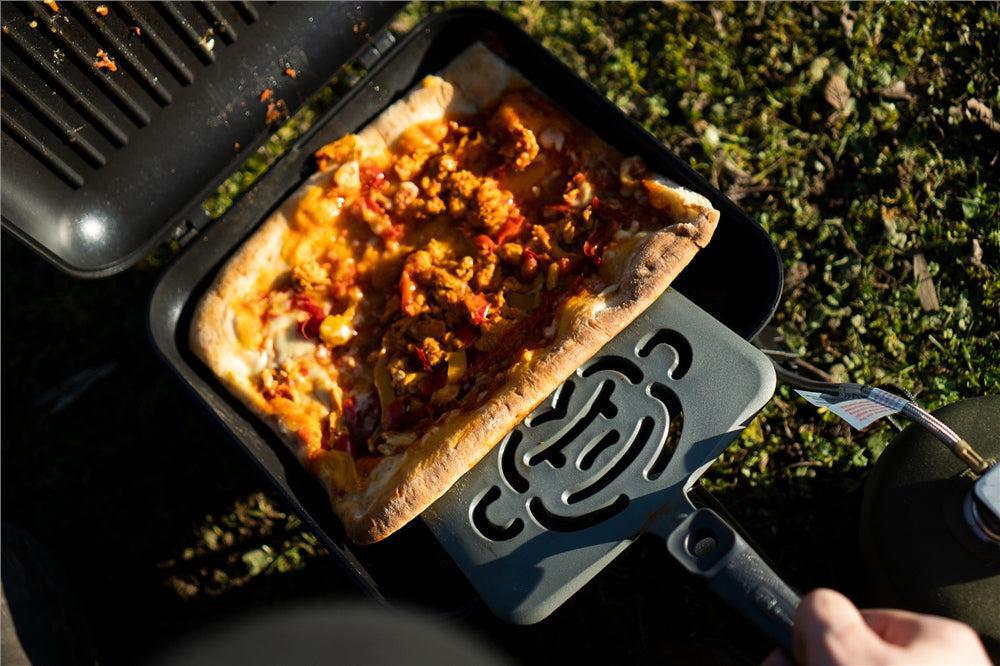 RidgeMonkey Connect Pan & Griddle XXL (Granite Edition)-Cookware-RidgeMonkey-RM781- DC Leisure