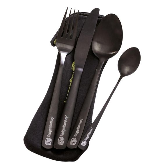 RidgeMonkey DLX Cutlery Set-Cutlery-RidgeMonkey-5056210622735-RM DLX SCS-1- DC Leisure