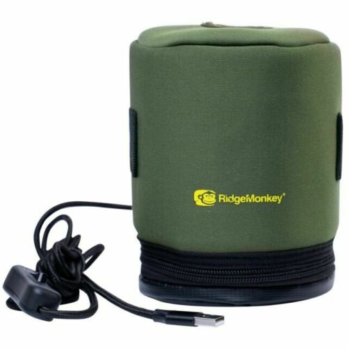 RidgeMonkey Ecopower USB Heated Gas Canister Cover-Portable Cooking Stoves-RidgeMonkey-RM482- DC Leisure