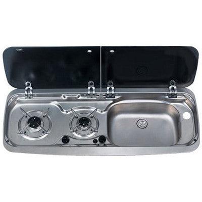 SMEV 9222 Combination Cooker / Sink Unit-Hobs & Combination Units-Dometic-9103301542- DC Leisure