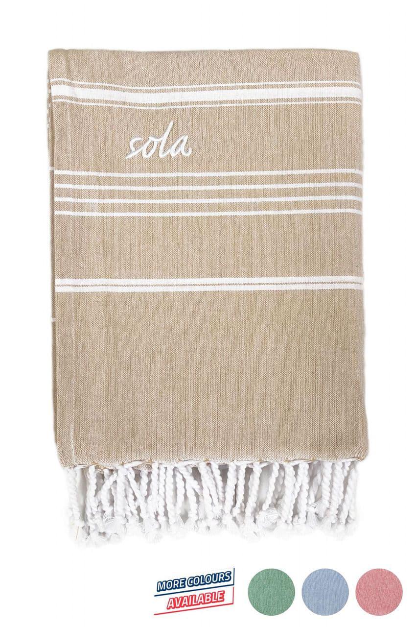 SOLA Fouta Cotton Beach Towel-Towel-Sola-A1073-ONE-10- DC Leisure