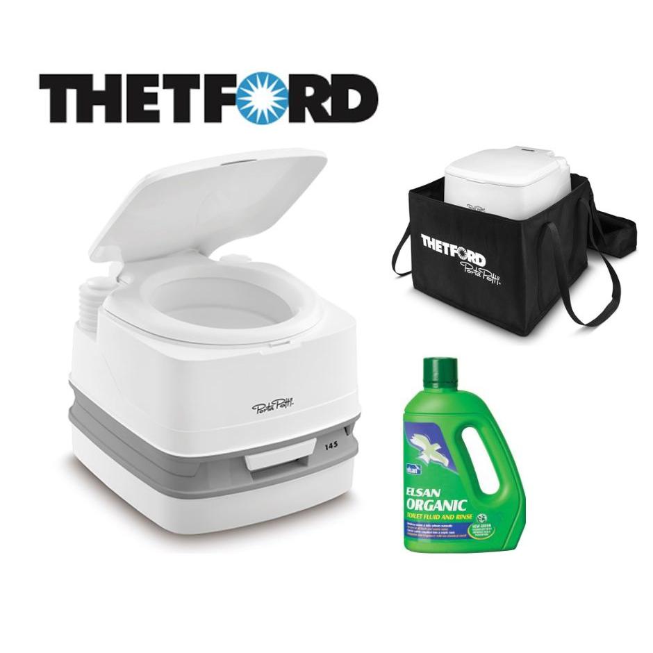Thetford Porta Potti Qube 145 Portable Camping Caravan Toilet-Portable Toilets-Thetford- DC Leisure