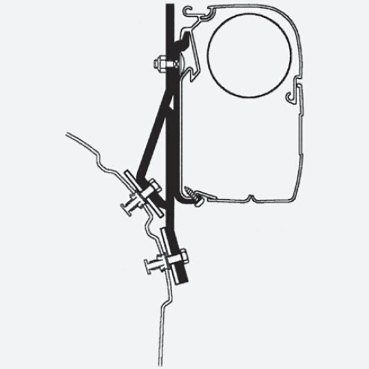 Thule Awning Adaptor For VW T4-Awning Adapters-Thule- DC Leisure