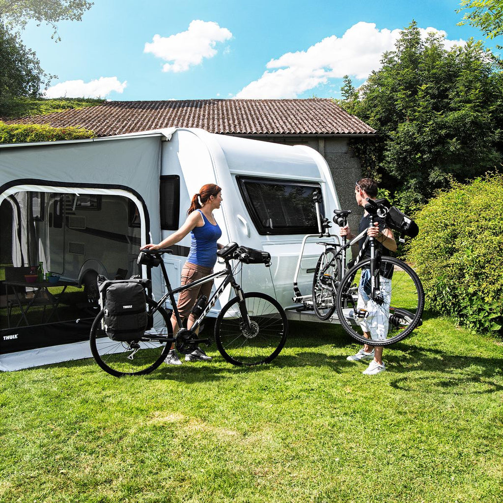 Thule Caravan Superb Short V16 Bike Rack – Secure A-Frame Storage
