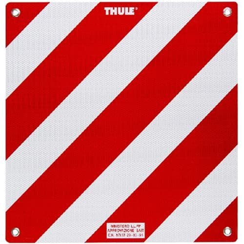 Thule Rear Warning Sign – Approved Reflective Panel for Bike Racks - Italian & Spanish Type-DC Leisure -307619- DC Leisure
