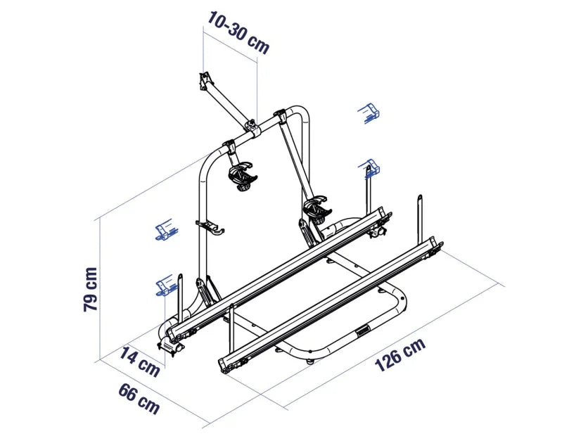 Thule Sport G2 Garage Bike Rack for Motorhomes & Caravans-Bike Carriers-Thule- DC Leisure