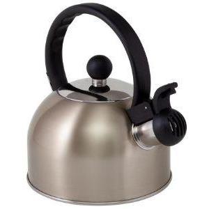 Via Mondo ‘Boil It’ Stainless Steel 1L Whistling Kettle-Stovetop Kettles-Via Mondo-5020001002587-QQ095055SG- DC Leisure