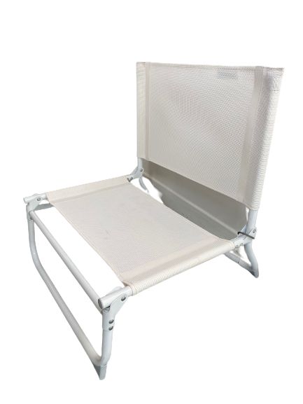 WeCamp Folding Lido Beach Chair - White-Camping Chairs-WeCamp-.-CI954130- DC Leisure