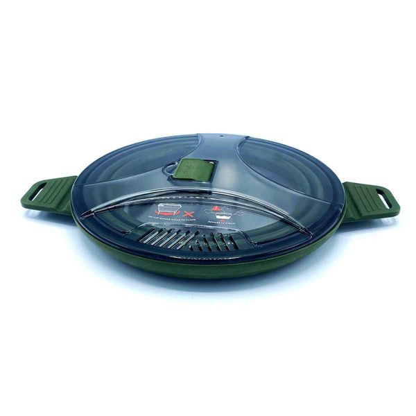 Wolf Outdoors EzyStow Silicone Cooking Pot 2.5L – Collapsible Outdoor Cookware for Camping in Olive Green-Cooking Utensils-Wolf Outdoors- DC Leisure