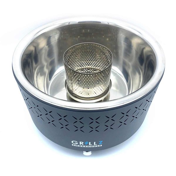 Wolf Outdoors Grillz Smoke House Portable Charcoal Grill with Fan-Grill-Wolf Outdoors- DC Leisure