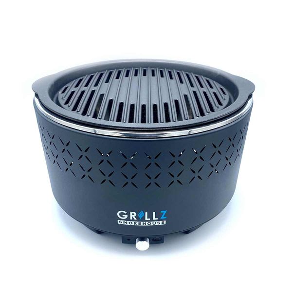 Wolf Outdoors Grillz Smoke House Portable Charcoal Grill with Fan-Grill-Wolf Outdoors- DC Leisure