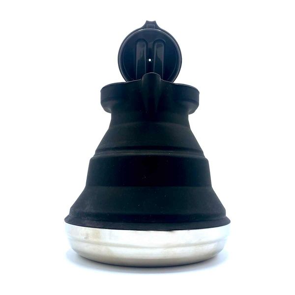 Wolf Outdoors Stainless Steel Base Silicone Collapsible Kettle 1.5L-Camping Kettle-Wolf Outdoors- DC Leisure