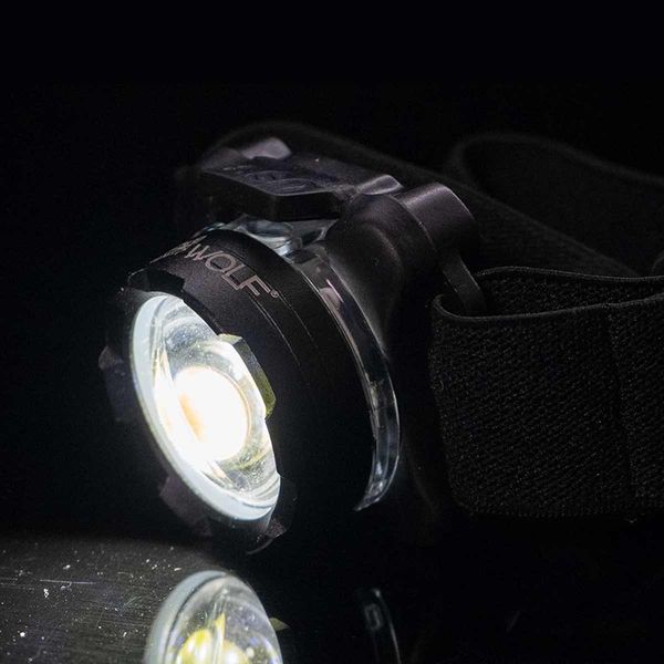 Wolf Outdoors VEX-150 Powerbeam LED Head Torch Rechargeable-Headtorch-Wolf- DC Leisure