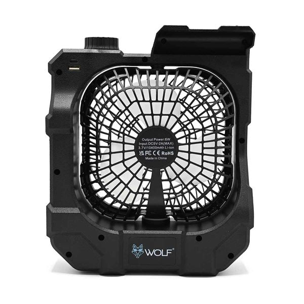 Wolf Outdoors Voltair 3-in-1 Fan, Light & Power Bank for Camping and Outdoors-Wolf Outdoors- DC Leisure