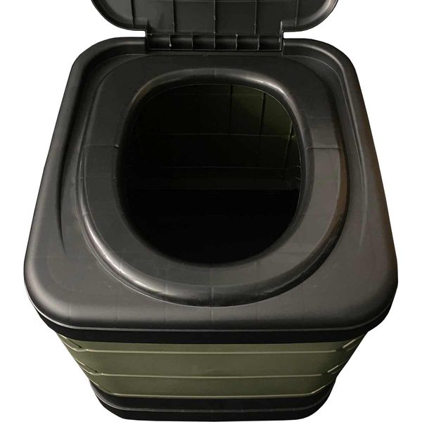 Wolf Outdoors XL Compact Loo – Large Portable Toilet for Camping-Toilets-Wolf Outdoors- DC Leisure