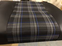 Rib bed 130cm Slider with ISOFIX - GTI Blue Tartan
