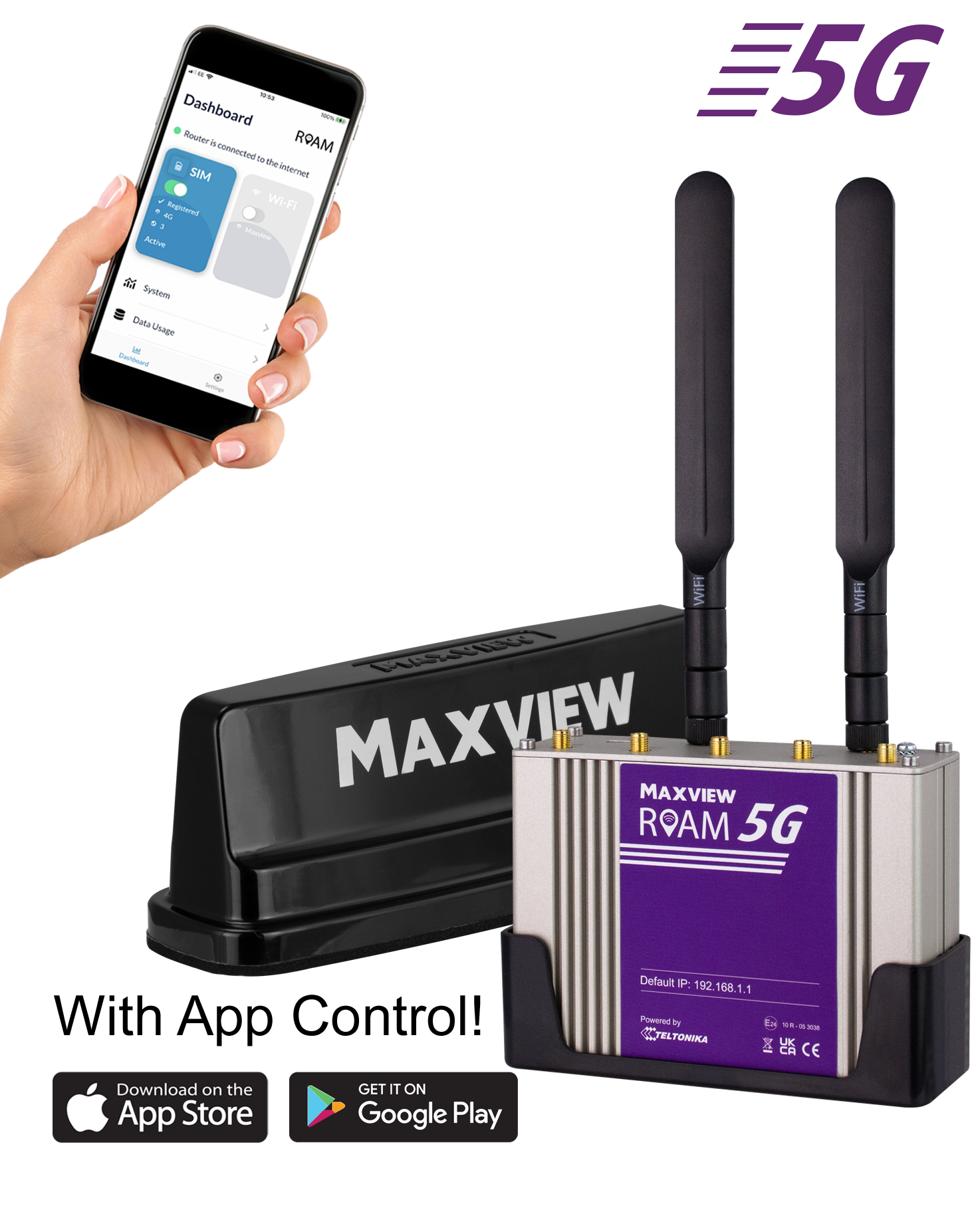 Maxview Roam 5G Campervan Mobile WIFI System