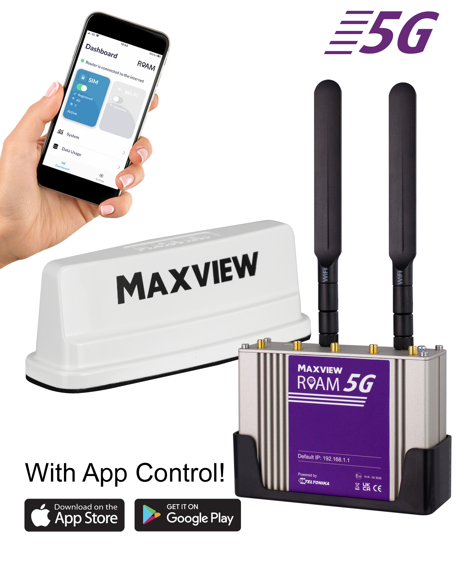Maxview Roam 5G Campervan Mobile WIFI System