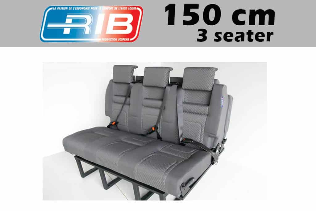 Rib bed 150cm Fixed with ISOFIX - Plain (unupholstered)