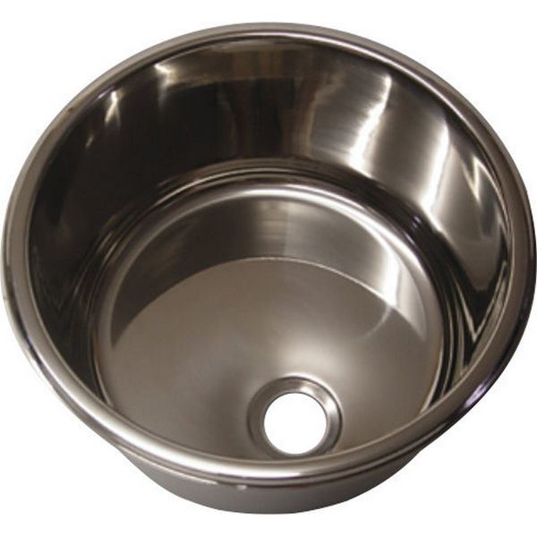 Round Stainless Steel Sink (30cm Cut Out)