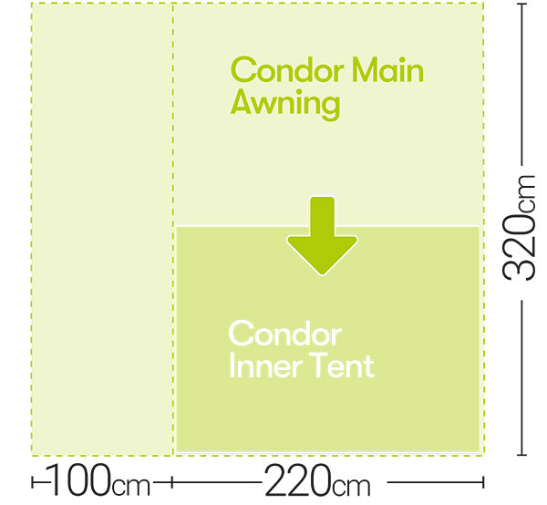 Quest Condor Air 320 - Inner Tent