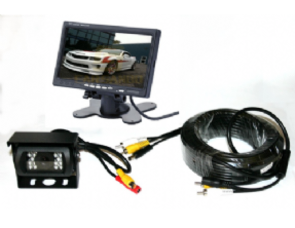 Rear View Camera & Monitor System - Motorhome